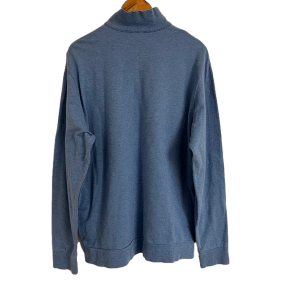 Men’s Polo Golf Ralph Lauren 1/4 Zip Light Blue Sweater Size Large - Picture 4 of 6